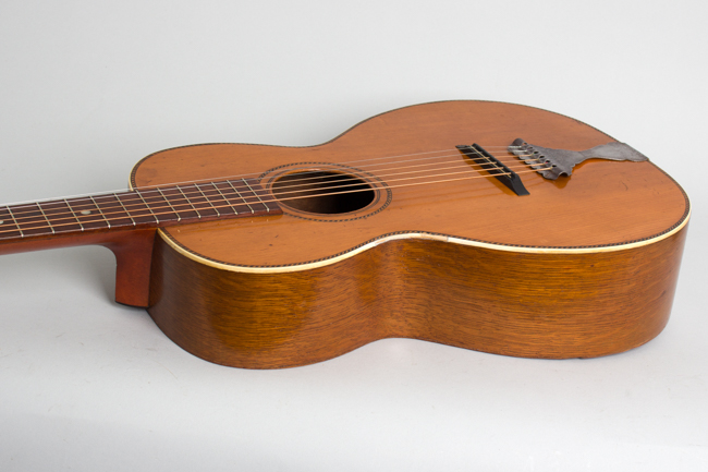  Oak Flat Top Acoustic Guitar, most likely made by Harmony  (1920s)