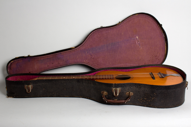  Oak Flat Top Acoustic Guitar, most likely made by Harmony  (1920s)