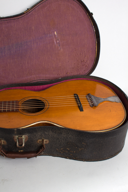  Oak Flat Top Acoustic Guitar, most likely made by Harmony  (1920s)