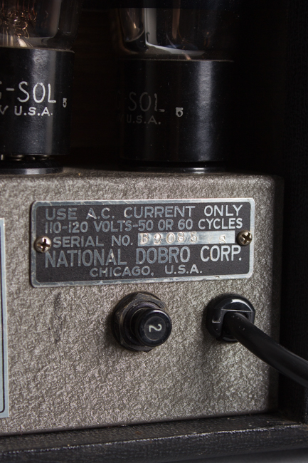 National-Dobro  Model C Tube Amplifier (1938)