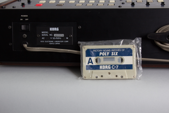 Korg  PolySix Programmable Polyphonic Synthesizer ,  c. 1981