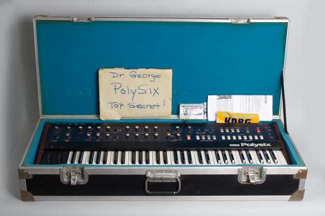 Korg  PolySix Programmable Polyphonic Synthesizer ,  c. 1981