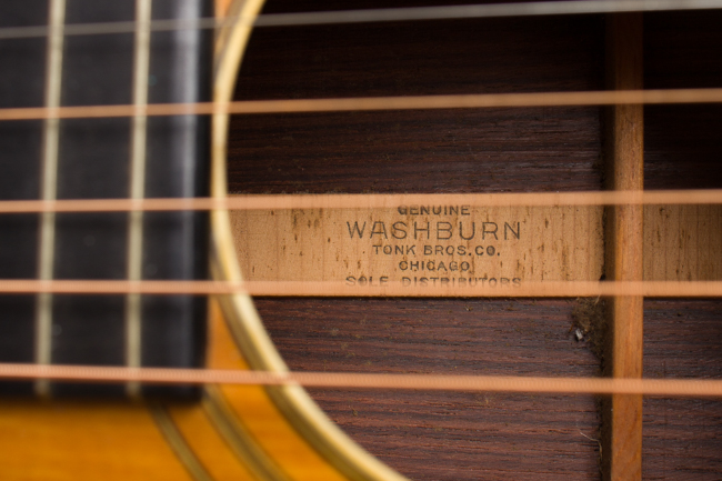 Washburn  Model 5237 Aristocrat Flat Top Acoustic Guitar  (1930)