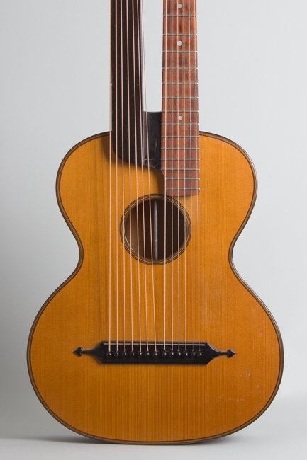  13 Course Schrammel Contra Harp Guitar (unlabelled)  ,  c. 1950s