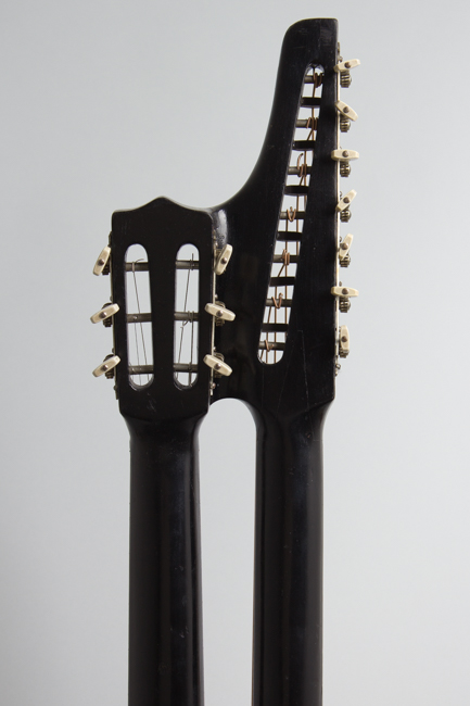  13 Course Schrammel Contra Harp Guitar (unlabelled)  ,  c. 1950s