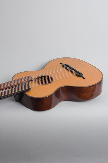  13 Course Schrammel Contra Harp Guitar (unlabelled)  ,  c. 1950s