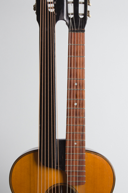  13 Course Schrammel Contra Harp Guitar (unlabelled)  ,  c. 1950s