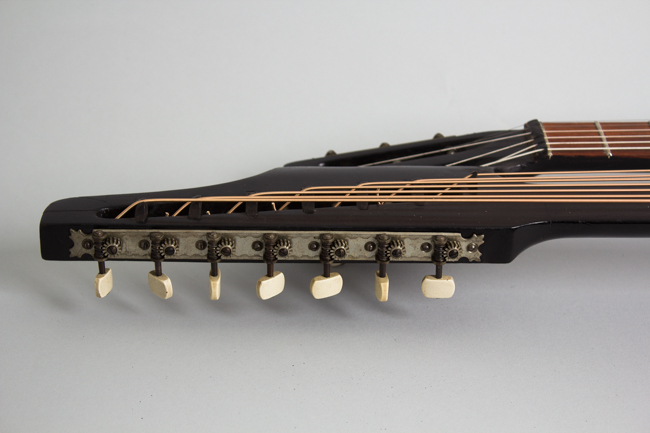  13 Course Schrammel Contra Harp Guitar (unlabelled)  ,  c. 1950s