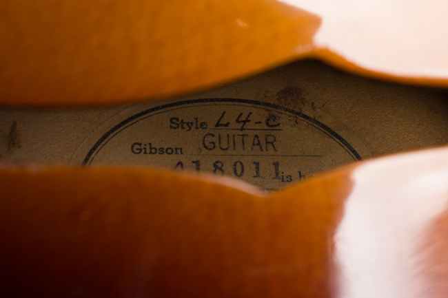 Gibson  L-4C Arch Top Acoustic Guitar  (1954)