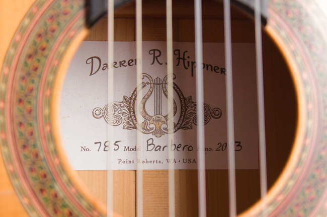 Darren Hippner  Barbero pattern Flamenco Guitar  (2013)