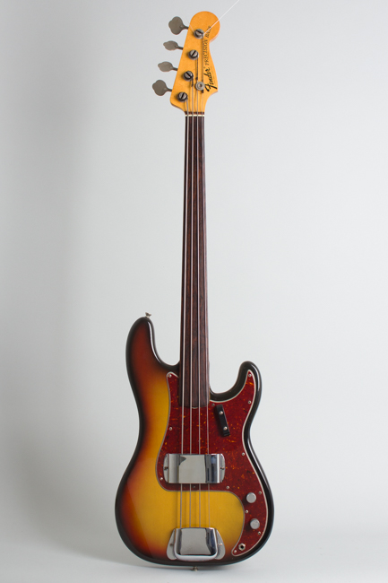 Fender  Precision Fretless Solid Body Electric Bass Guitar  (1971)