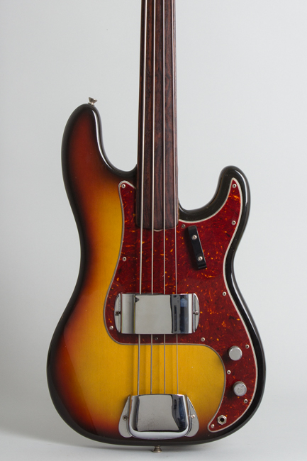 Fender  Precision Fretless Solid Body Electric Bass Guitar  (1971)