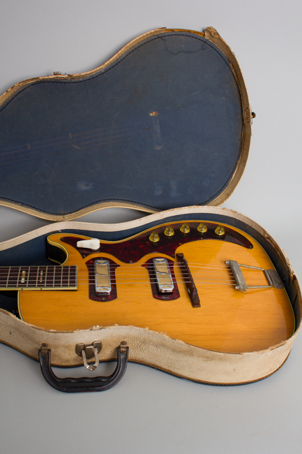 Harmony  Stratotone Jupiter Semi-Hollow Body Electric Guitar (1961)