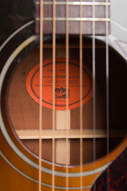 Gibson  J-45 Flat Top Acoustic Guitar  (1996)