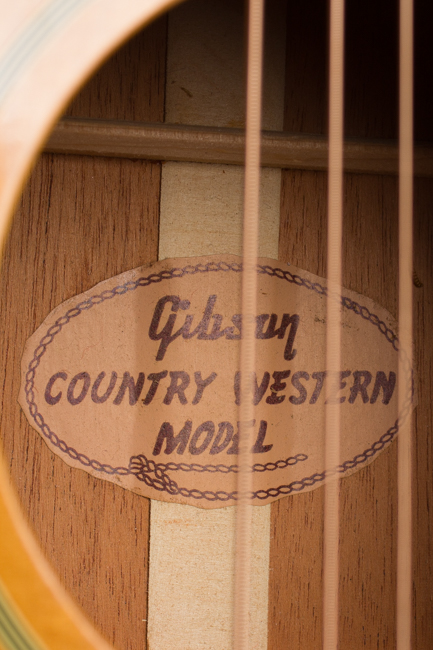 Gibson  Country Western Flat Top Acoustic Guitar  (1964)