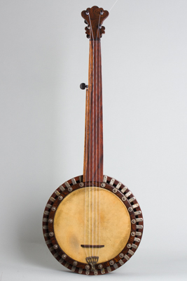 Henry C. Dobson  5 String Fretless Banjo ,  c. 1870