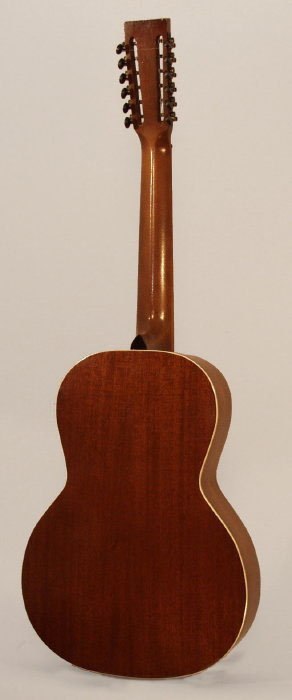  12 String Flat Top Acoustic Guitar, most likely made by Regal ,  c. 1930