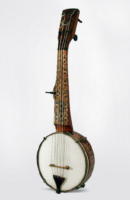  6 String Piccolo Banjo (maker unknown) ,  c. 1870