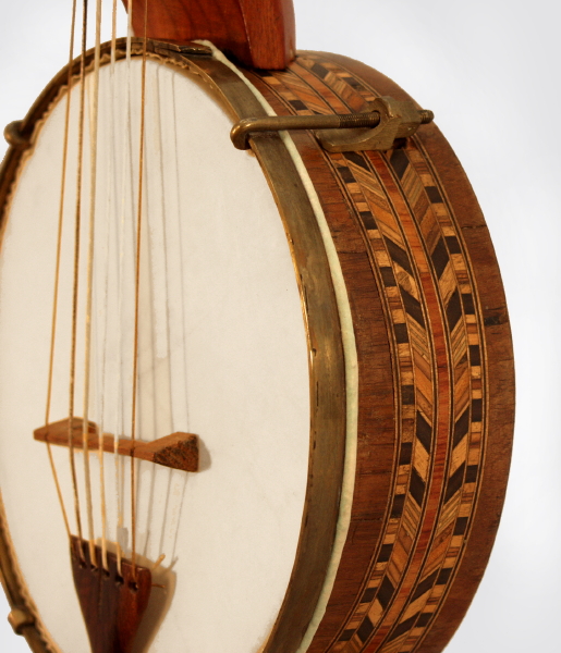  6 String Piccolo Banjo (maker unknown) ,  c. 1870