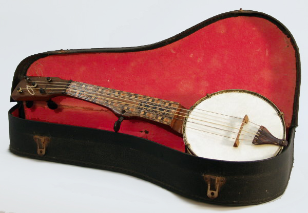  6 String Piccolo Banjo (maker unknown) ,  c. 1870