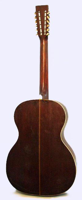  Stella Jumbo 12 String Flat Top Acoustic Guitar, made by Oscar Schmidt ,  c. 1925