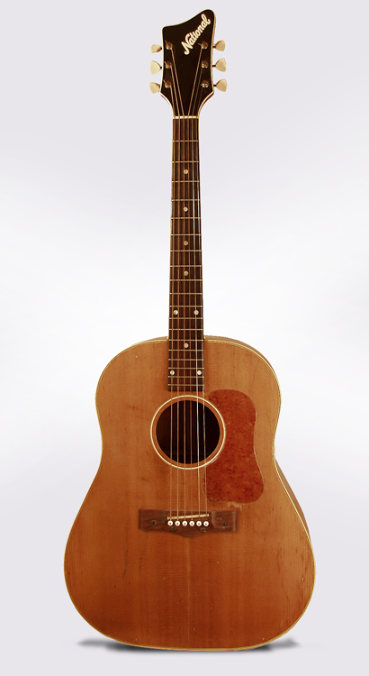 National  Model 1155 Flat Top Acoustic Guitar  (1960)