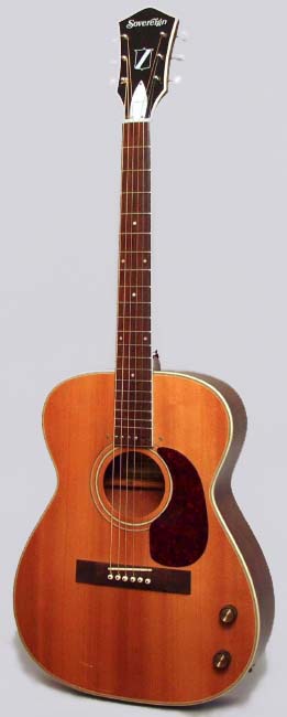 Harmony  Sovereign H-655 Flat Top Acoustic-Electric Guitar  (1973)