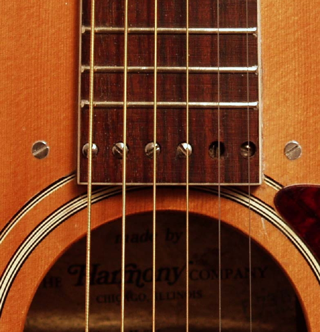 Harmony  Sovereign H-655 Flat Top Acoustic-Electric Guitar  (1973)