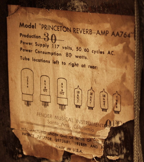 Fender  Princeton Reverb-Amp Tube Amplifier (1967)