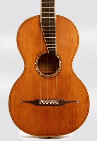 C. F. Martin  Martin & Schatz "Stauffer Style" Romantic Guitar ,  c. 1830