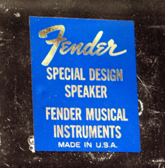 Fender  Super Reverb Tube Amplifier (1966)