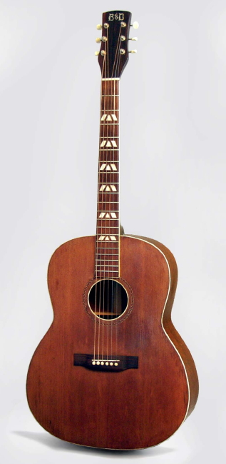  B & D Jumbo Flat Top Acoustic Guitar, made by Regal ,  c. 1938