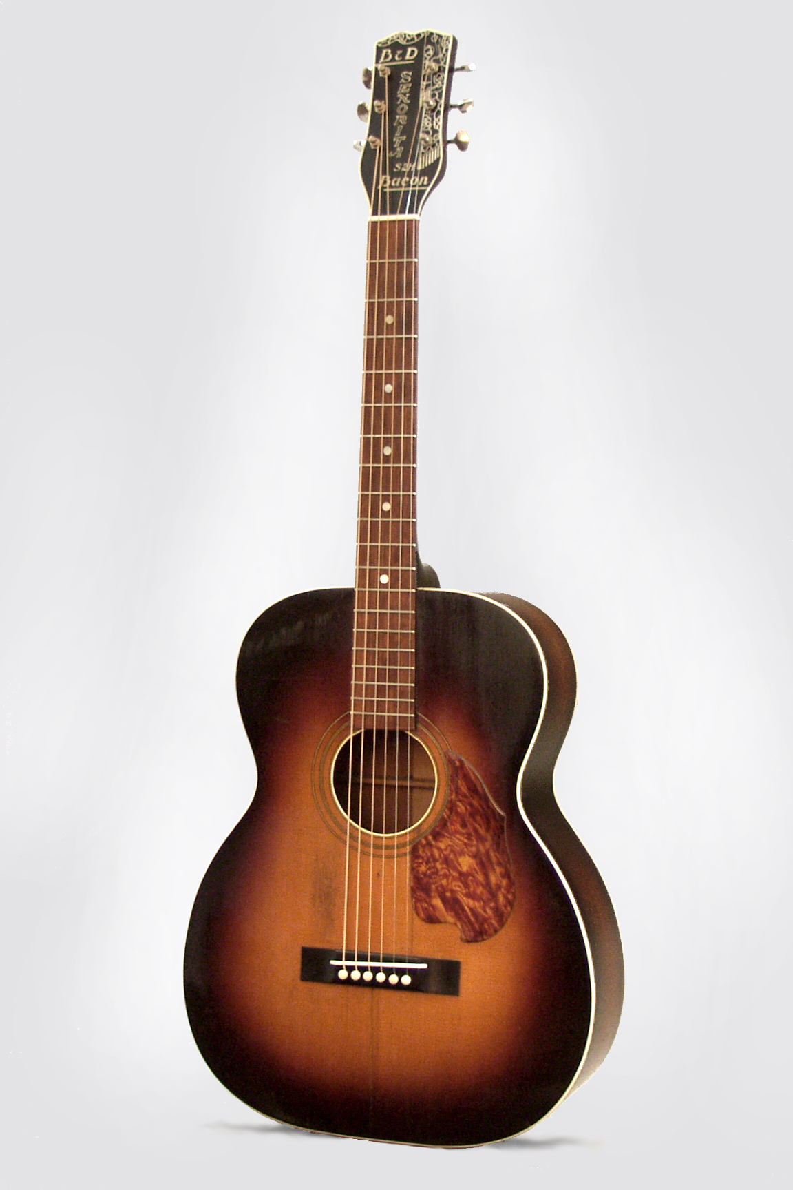 Bacon & Day S-2H (Conversion) Flat Top Acoustic Guitar , c. 1937 ...