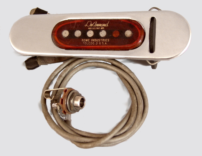 DeArmond  Soundhole Acoustic Guitar Magnetic Pickup,  c. 1950