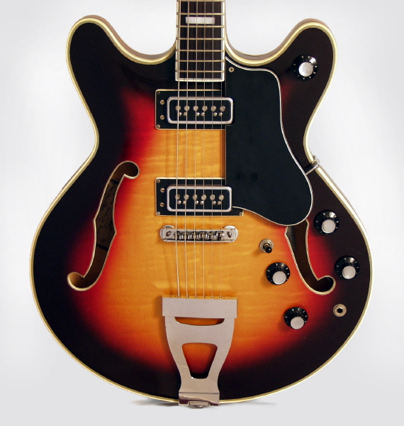 Standel  520-S Thinline Hollow Body Electric Guitar ,  c. 1968