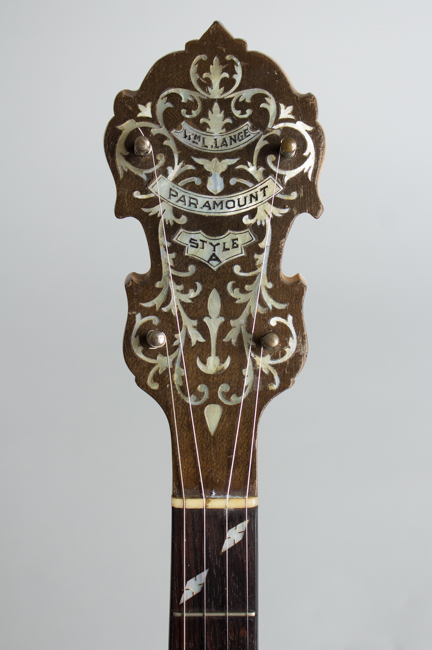 Paramount  Style A 5 String Resonator Banjo  (1924)