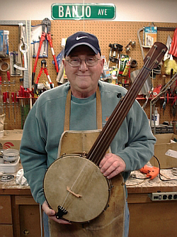 John Bowlin  1865 5 String Fretless Banjo 