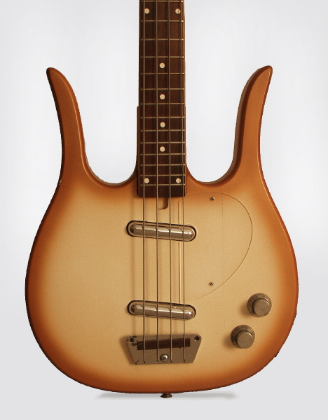 Dynelectron  Longhorn Electric Bass Guitar ,  c. 1966