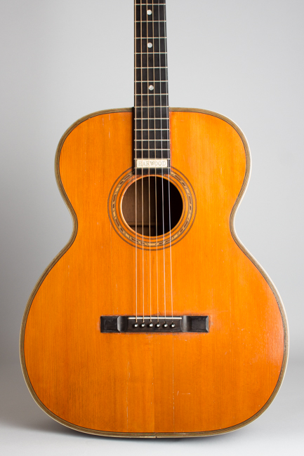 Harwood  Auditorium Special 1018 Flat Top Acoustic Guitar ,  c. 1915