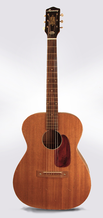 Harmony  H-165 Flat Top Acoustic Guitar ,  c. 1960