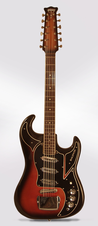 Baldwin - Burns  Double Six 12 String Solid Body Electric Guitar  (1966)