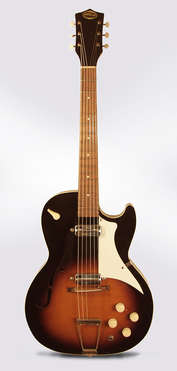  Airline Thinline Hollow Body Electric Guitar,  made by Kay ,  c. 1962