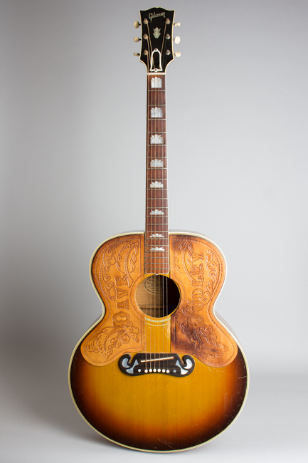 Gibson  SJ-200 Flat Top Acoustic Guitar Formerly owned and played extensively by Dave Dudley (1952)
