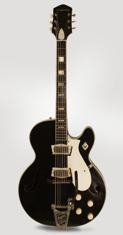 Silvertone Model 1446L Thinline Hollow Body Electric Guitar, made by ...