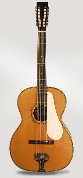 Fraulini  Francesca Leadbelly Model 12 String Flat Top Acoustic Guitar  (2014)