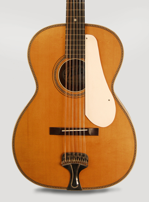 Fraulini  Francesca Leadbelly Model 12 String Flat Top Acoustic Guitar  (2014)