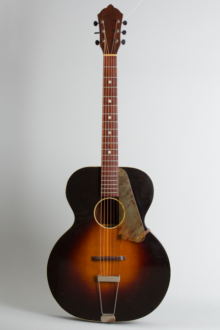  Unlabeled Flat Top Acoustic Guitar, made by Kay ,  c. 1938