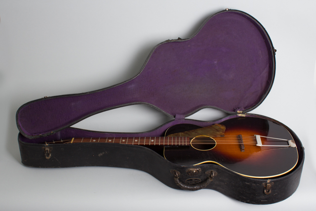  Unlabeled Flat Top Acoustic Guitar, made by Kay ,  c. 1938