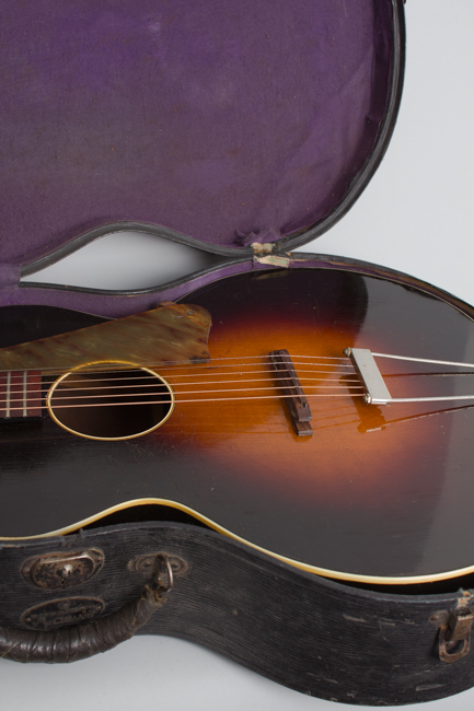  Unlabeled Flat Top Acoustic Guitar, made by Kay ,  c. 1938