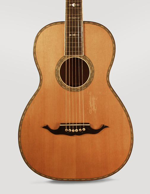  Grand Concert Flat Top Acoustic Guitar, labeled Iucci ,  c. 1925